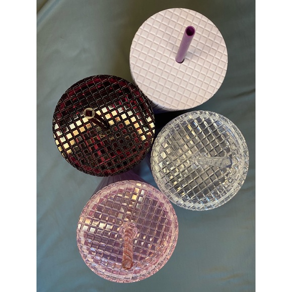Starbucks Disco Grid Studded Bling Tumblr Bundle - Picture 3 of 3